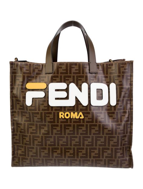 fendi x fila shopper tote.